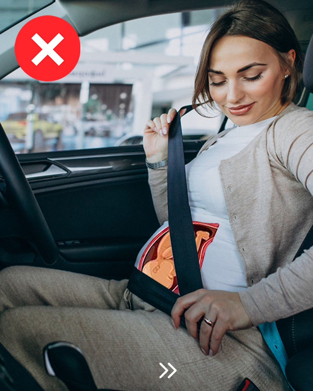 BabyGuard Hamileler İçin Emniyet Kemeri Aparatı